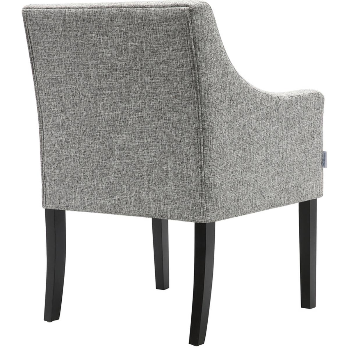 Square Design Accent Chair - grey – image 2