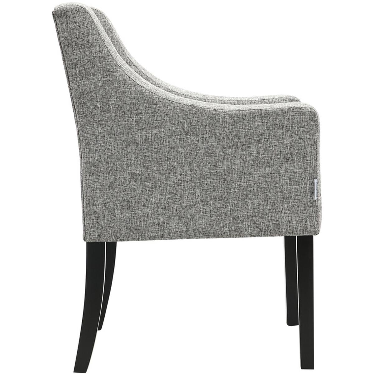Square Design Accent Chair - grey – image 3