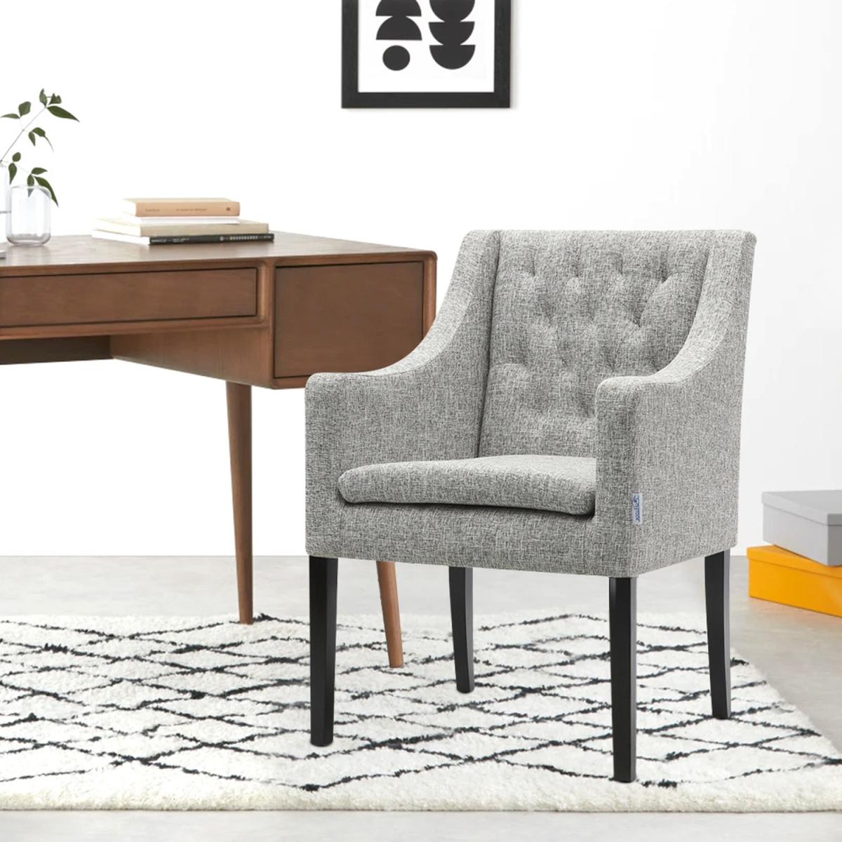 Square Design Accent Chair - grey – image 6