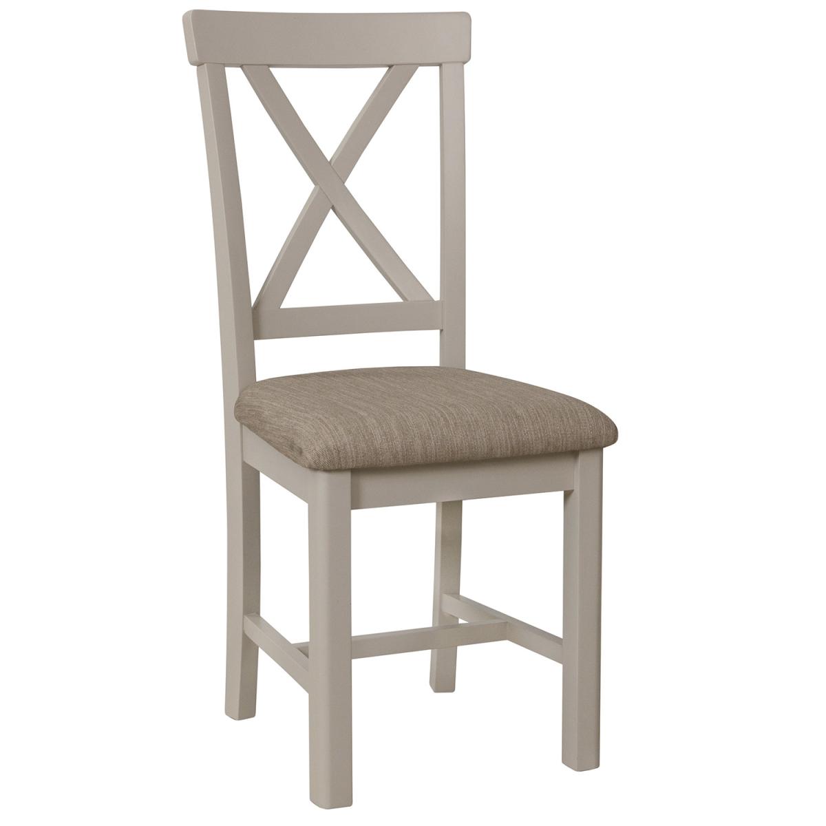 Pair of Cambridge Oak Chairs - Dove Grey – image 2