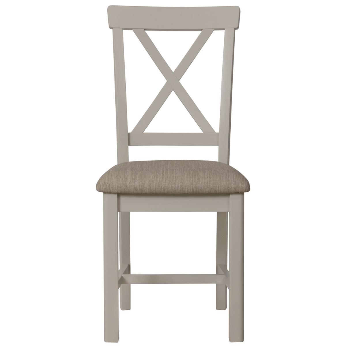 Pair of Cambridge Oak Chairs - Dove Grey – image 3