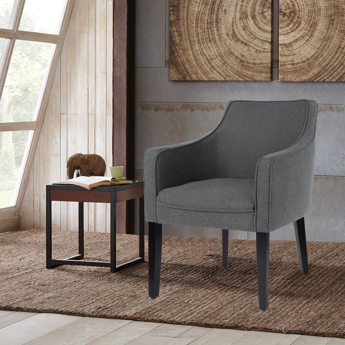 Minimalist Wingback Chair - Pink – image 18