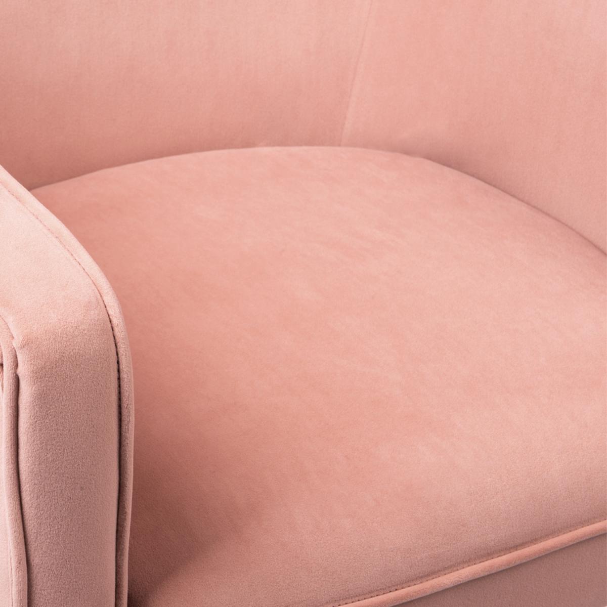 Minimalist Wingback Chair - Pink – image 4