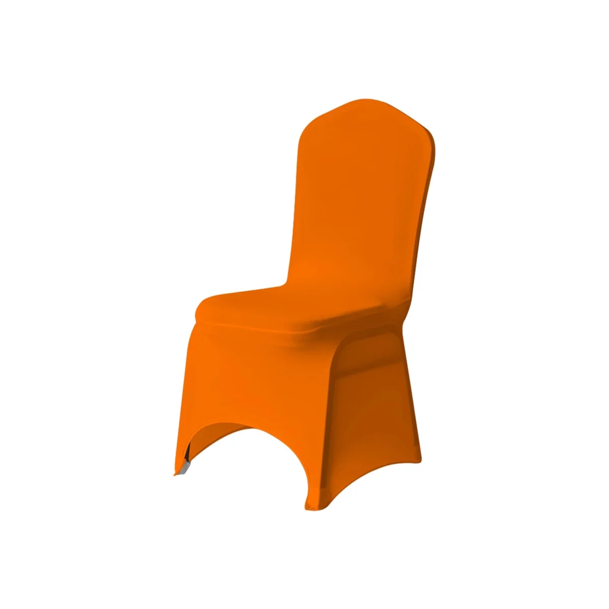 Chair Cover Stretch Fabric Removable Washable Protective Chair Slipcovers - Orange / 34cm