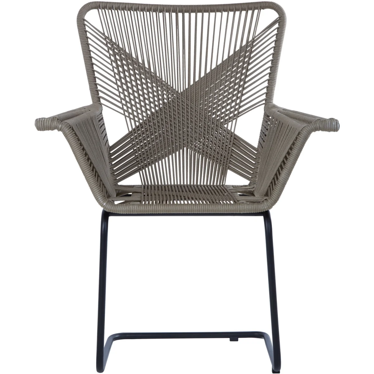 Manado Rattan Effect Chair - Grey – image 2