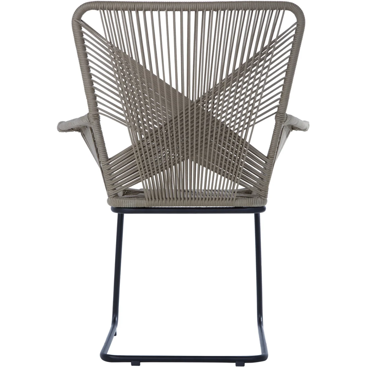 Manado Rattan Effect Chair - Grey – image 3