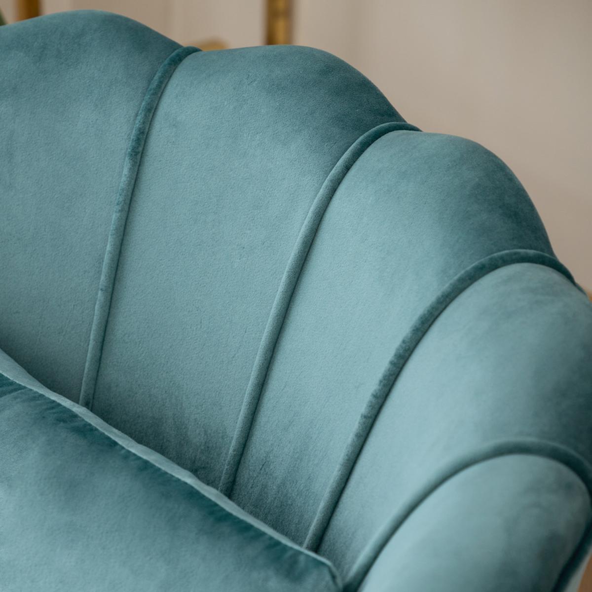 Velvet Single Accent Chair - Grey-Pink – image 32