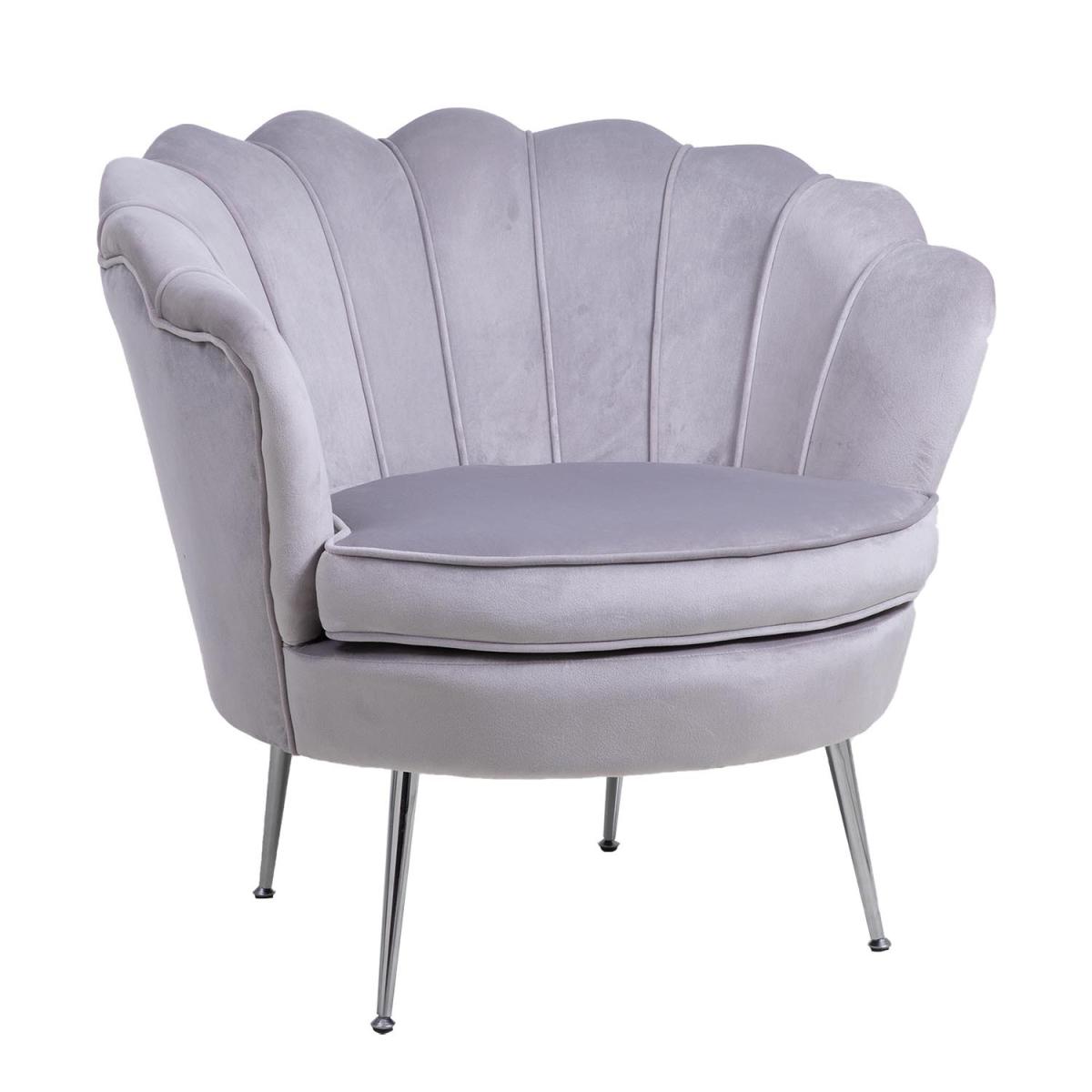 Kendall Velvet Chair - Grey – image 3