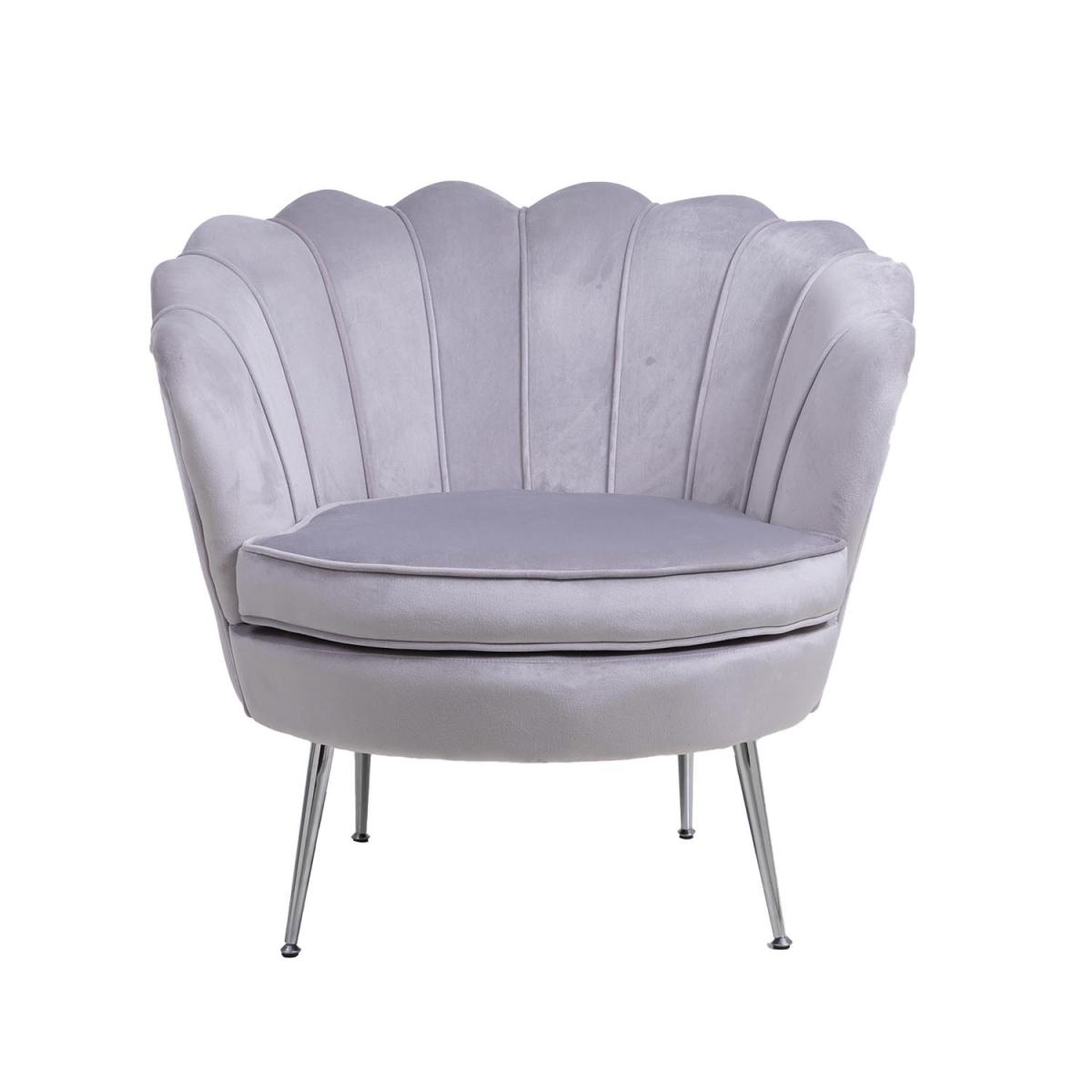 Kendall Velvet Chair - Grey – image 4