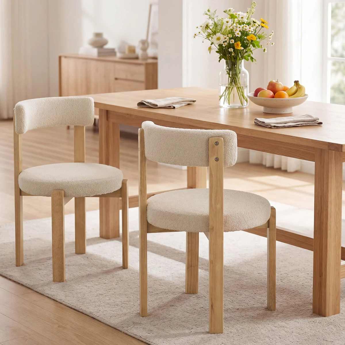 Set of 2 Armless Side Chairs – image 2