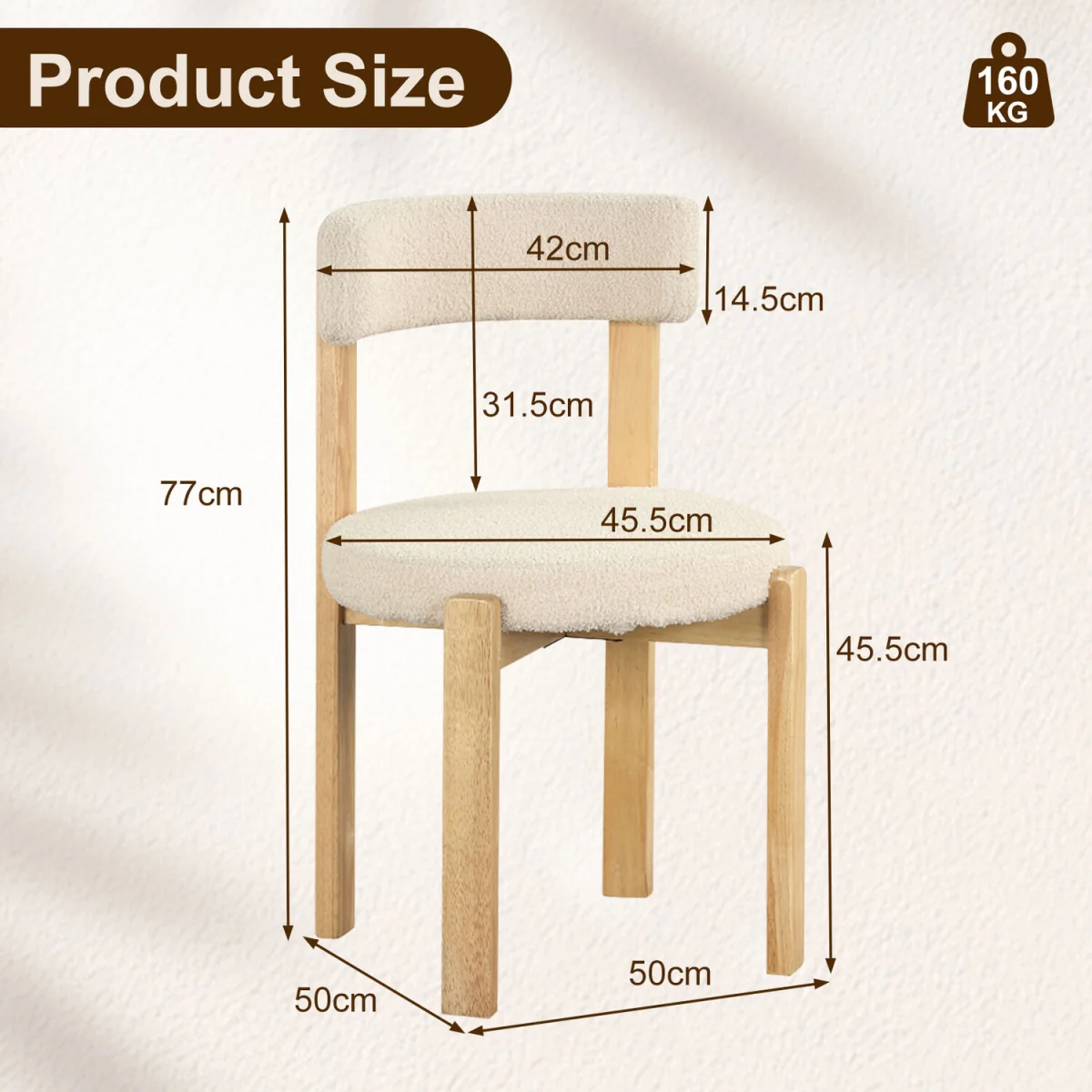 Set of 2 Armless Side Chairs – image 3