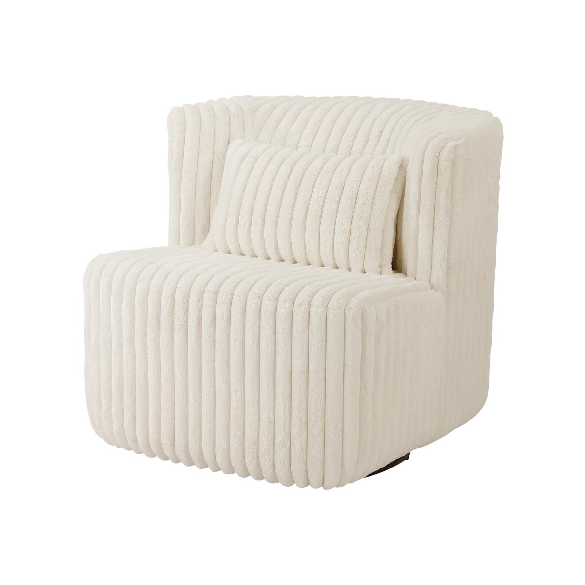 Swivel Accent Chair Armchair for Living Room - Beige
