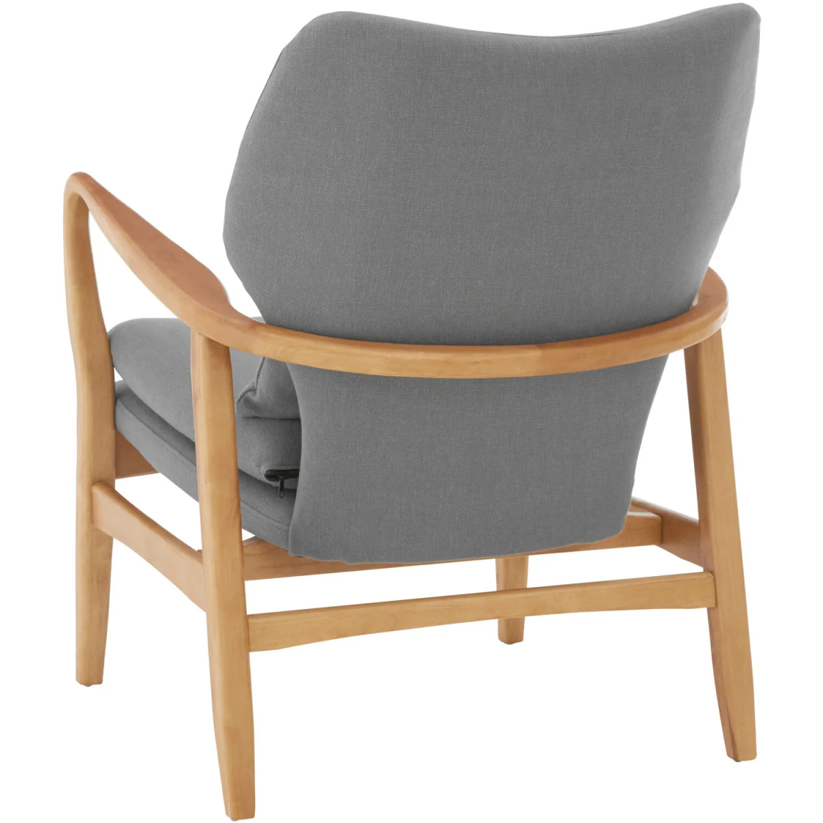 Stockholm Grey Chair With Birchwood Frame - Grey – image 3