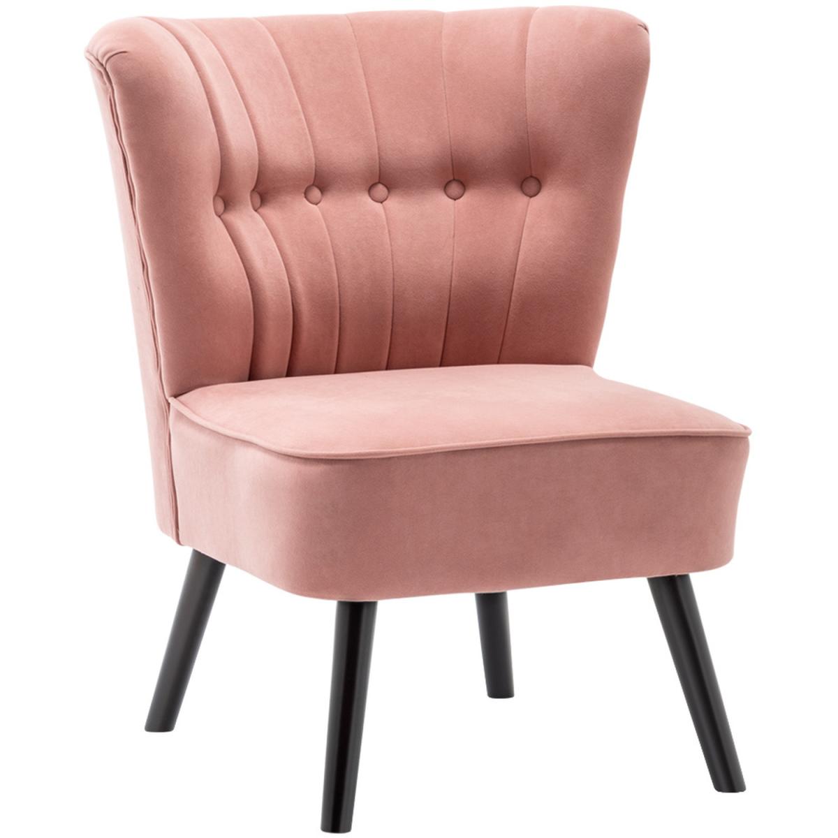Cocktail Velour Chair  - Grey-Pink – image 10