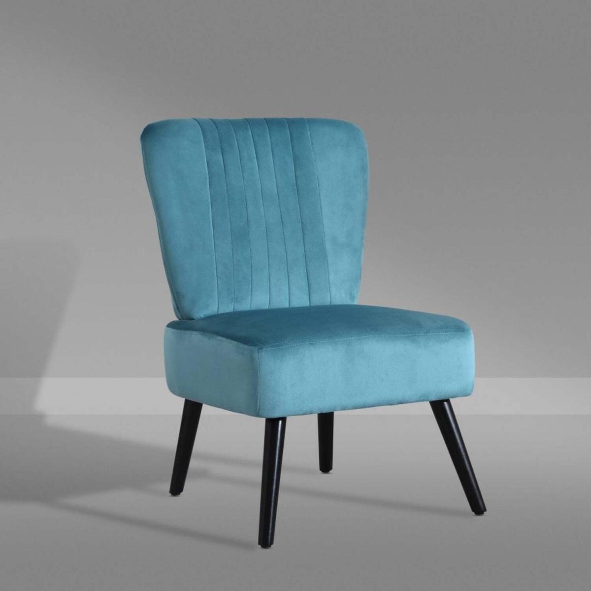 Neo Crushed Velvet Shell Accent Chair - MUSTARD – image 5