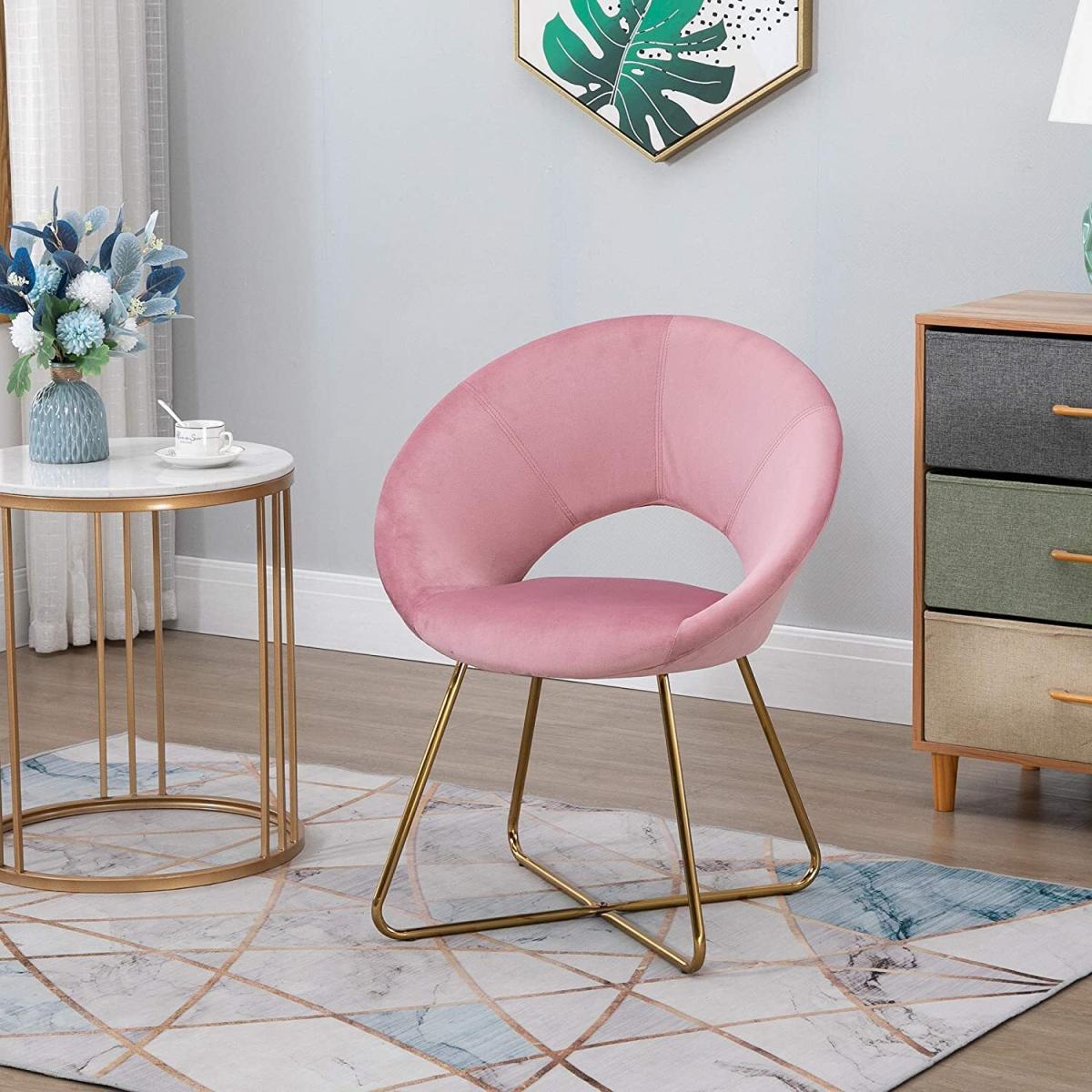 Modern Accent Upholstered Armchair  - Grey – image 9