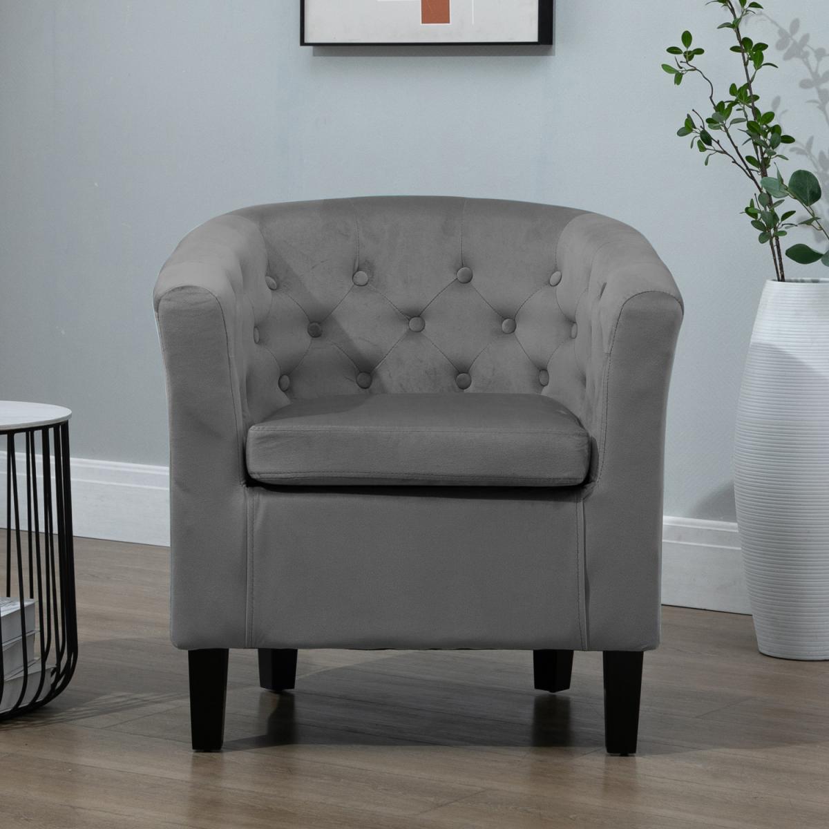 Clio Accent Chair - Dark Grey – image 2