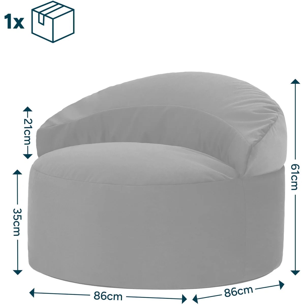 icon Orb Accent Chair Matt Velvet, Spicy Terracotta - Terracotta – image 3