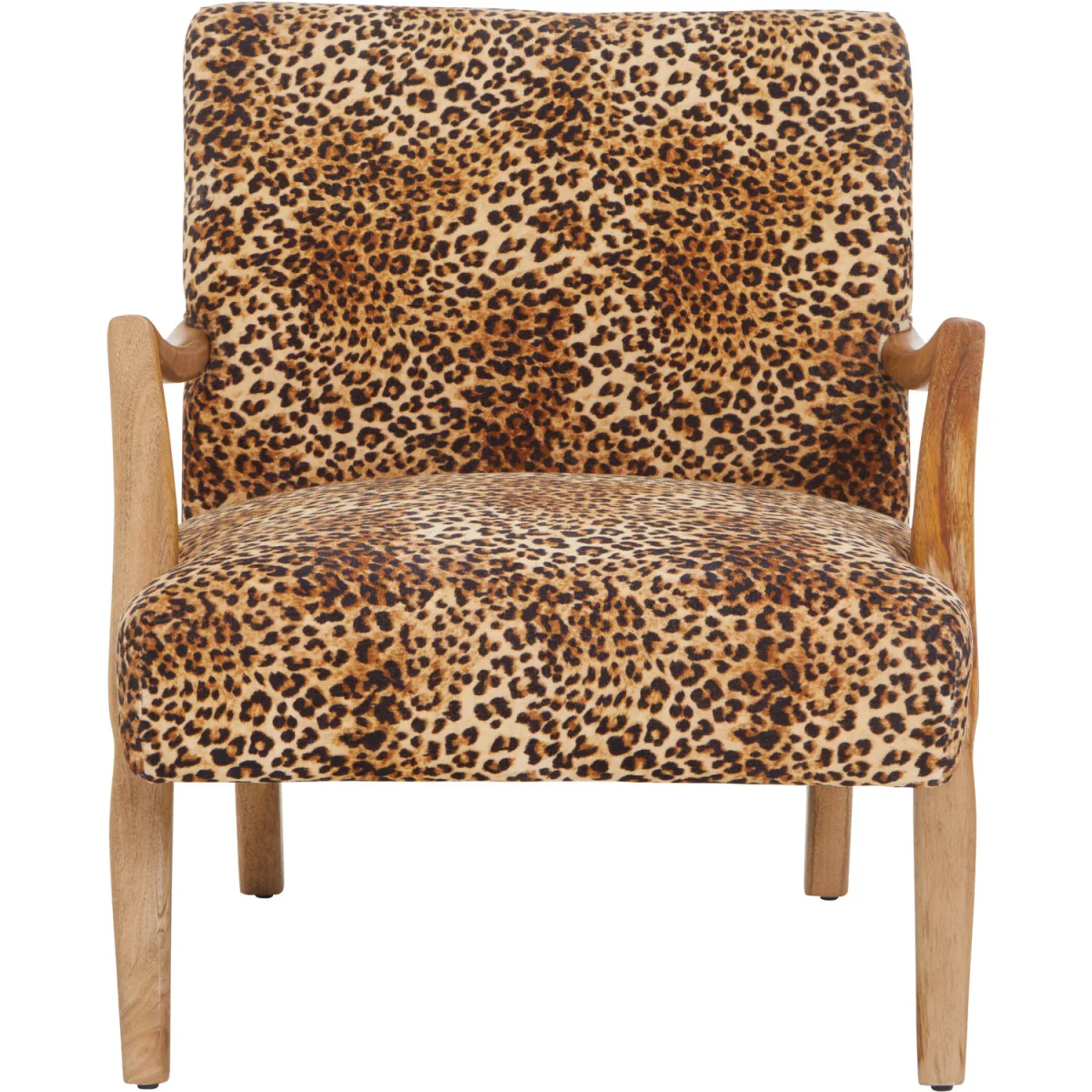 Cefena Leopard Print Chair - Brown – image 2