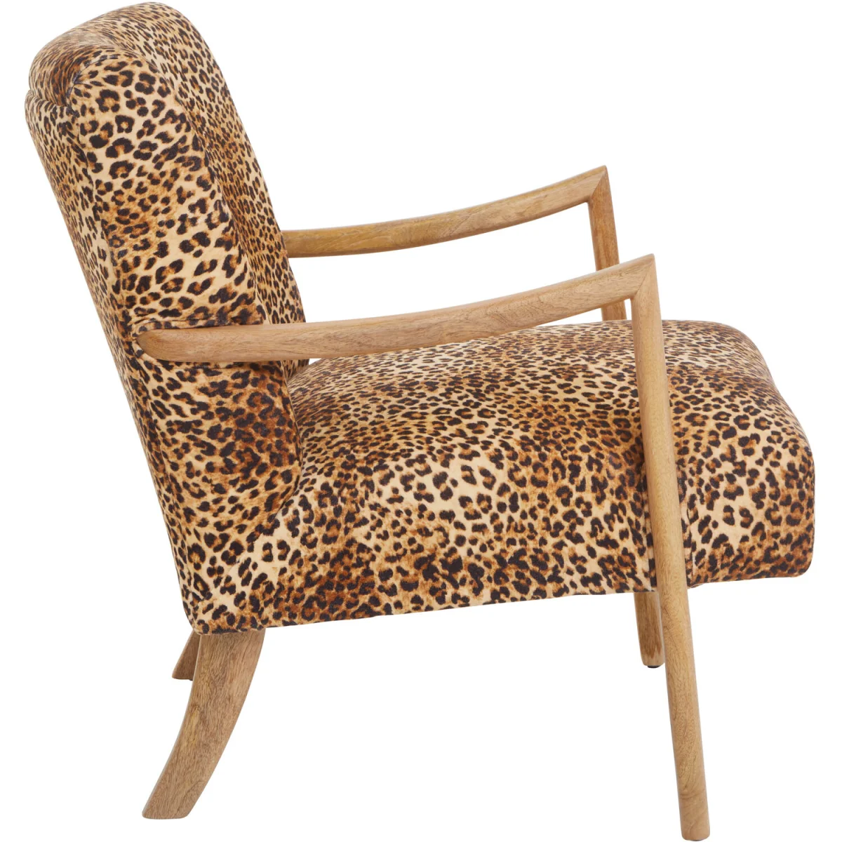 Cefena Leopard Print Chair - Brown – image 4