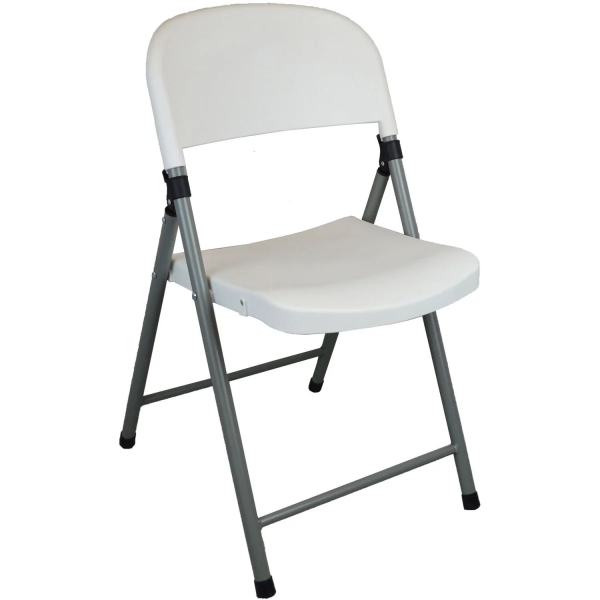 Folding Trestle Chair - White - White – image 4