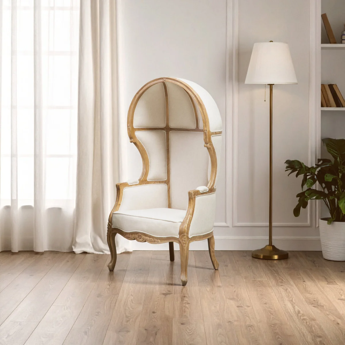 Cabra Cream Dome Chair - Cream – image 1