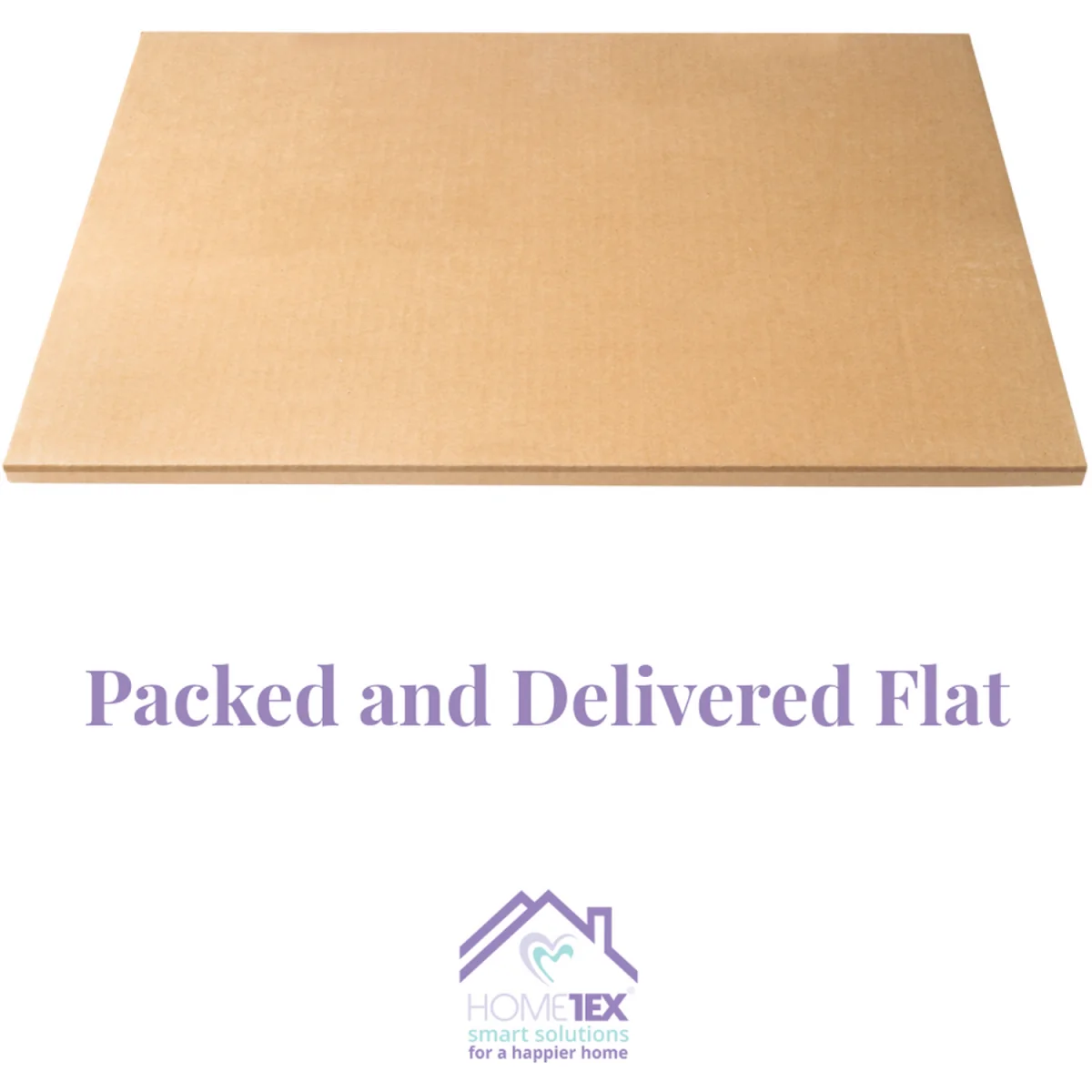 Hometex Solutions Shipped Flat PVC Chair Mat for Low Pile Carpets - Clear / 75 x 120cm – image 2