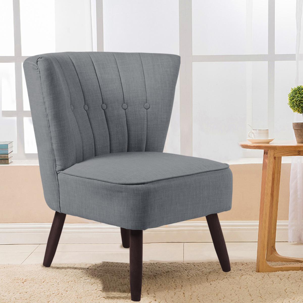 Linen Cocktail Chair - Grey – image 7