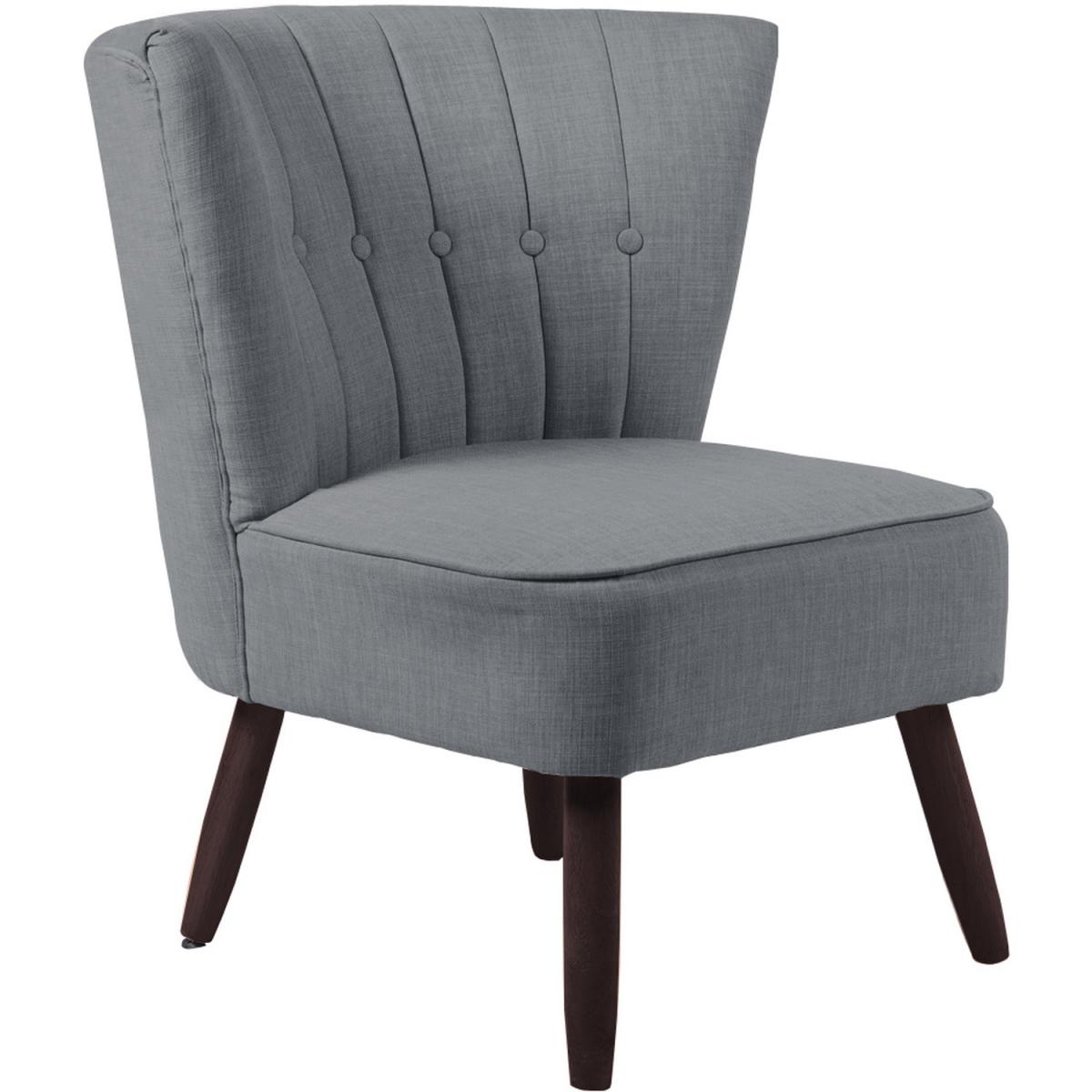 Linen Cocktail Chair - Grey – image 8