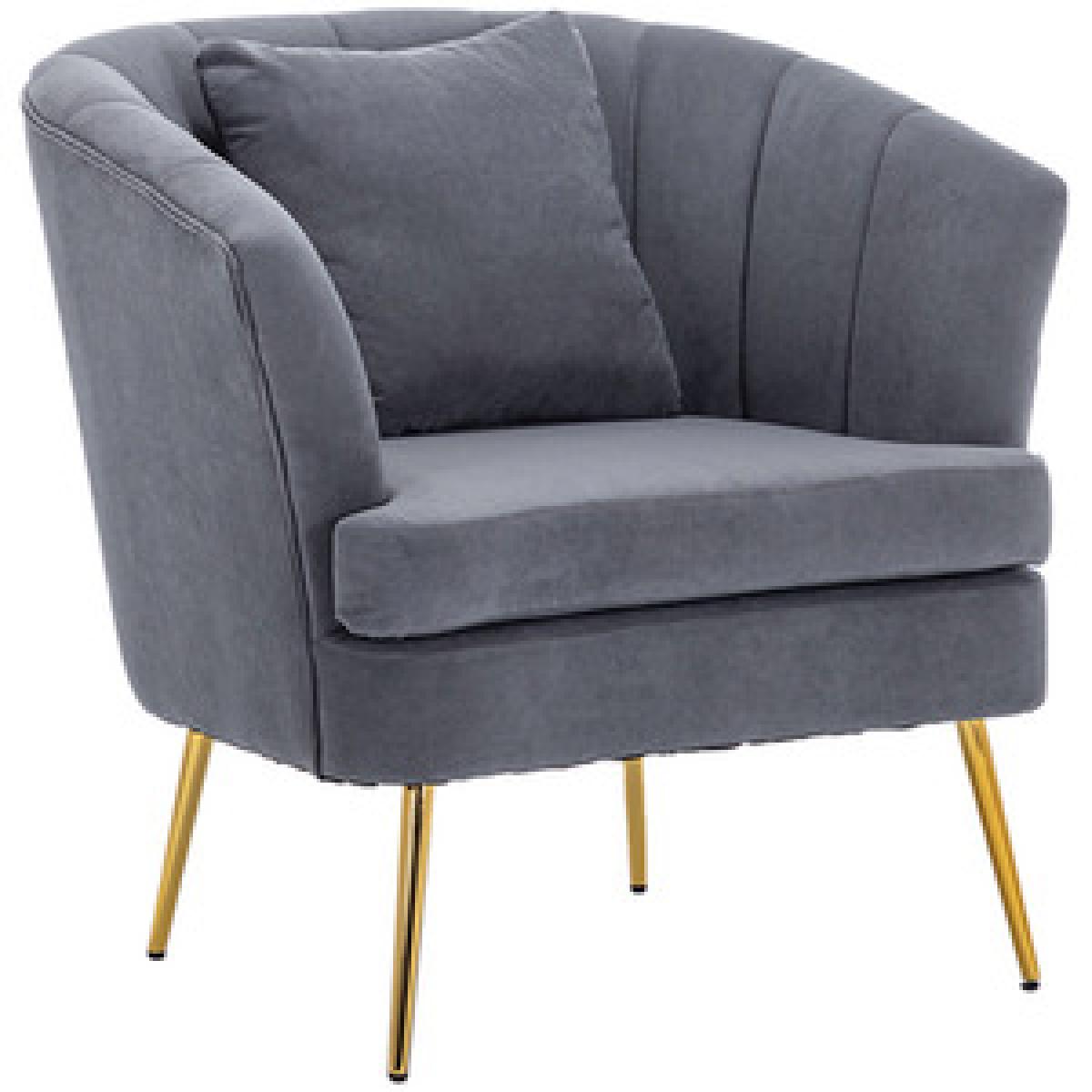 Modern Velvet Lounge Accent Chair - Green – image 9