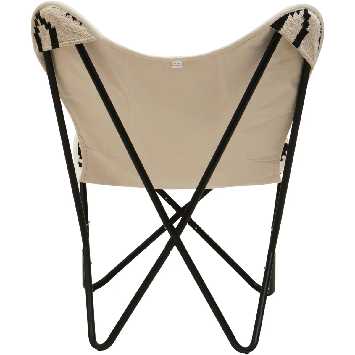 Orsina Cefena Black and White Butterfly Chair - White – image 2