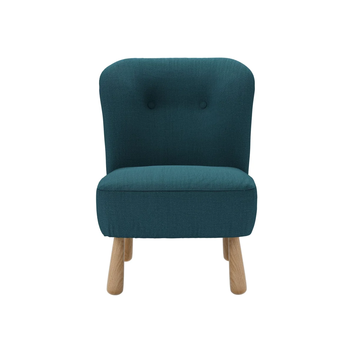 Alfie Mini Chair in Evergreen Brushed Linen Cotton - sofa.com
