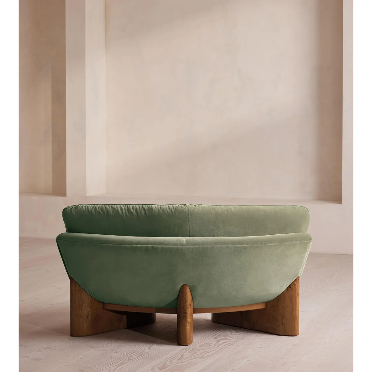 Tellis Corner Chair, Velvet, Seafoam, UK – image 5