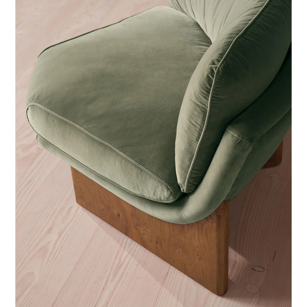 Tellis Corner Chair, Velvet, Seafoam, UK – image 7