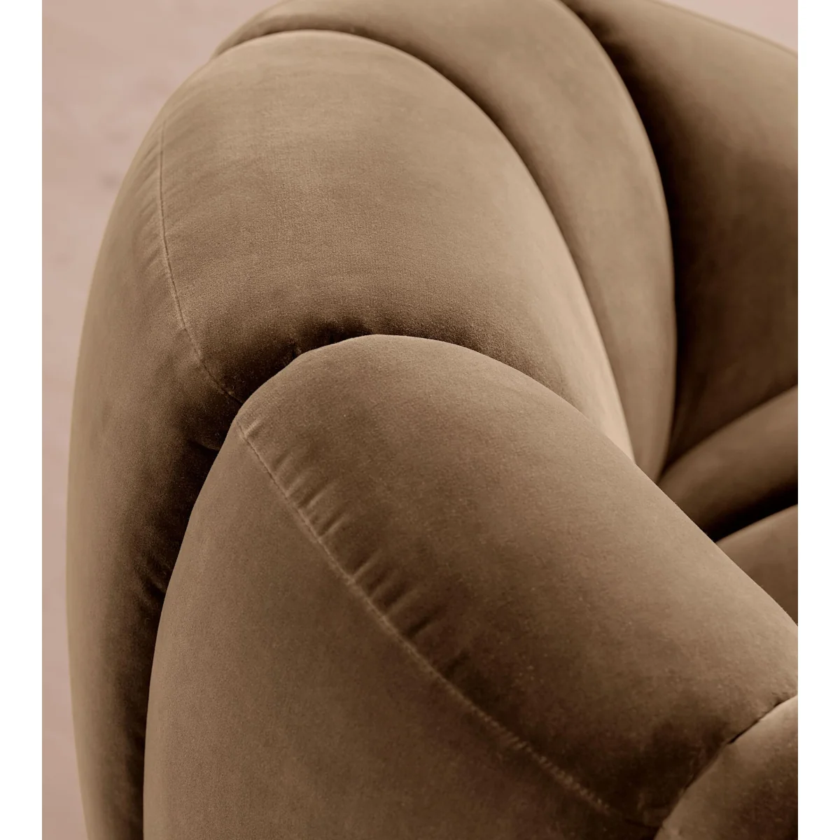 Garret Chair, Velvet, Truffle, UK – image 7