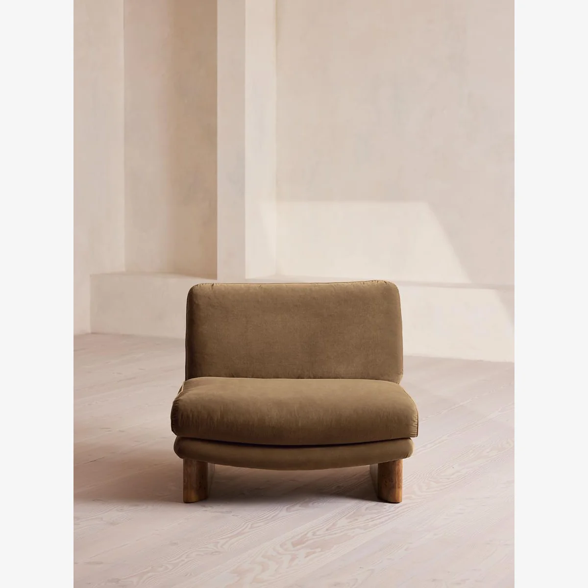 Tellis Chair, Velvet, Truffle, UK – image 1