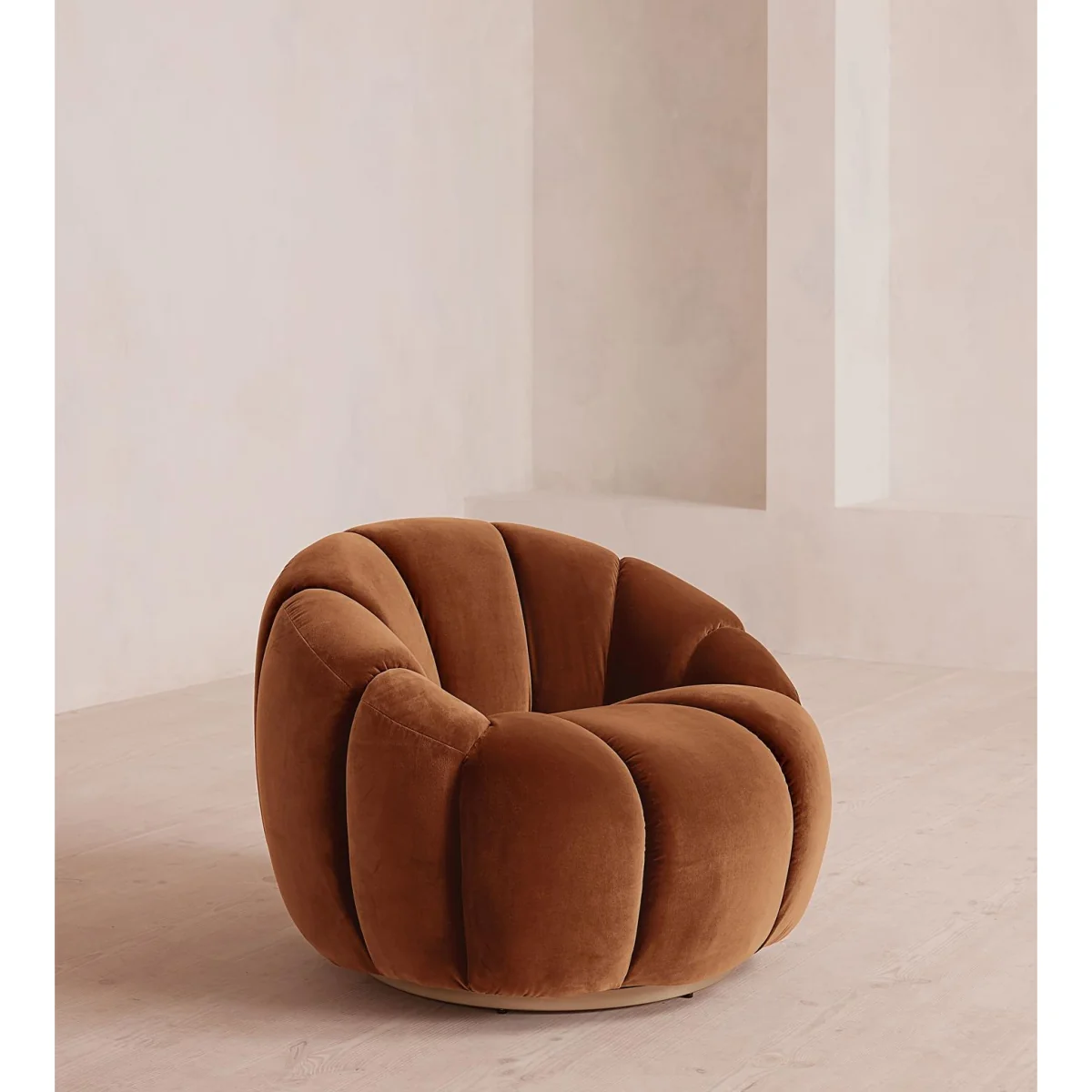 Garret Chair, Velvet, Cinnamon, UK – image 2