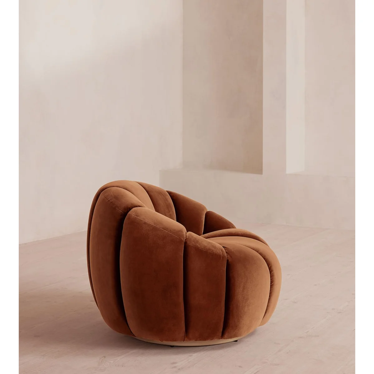 Garret Chair, Velvet, Cinnamon, UK – image 4