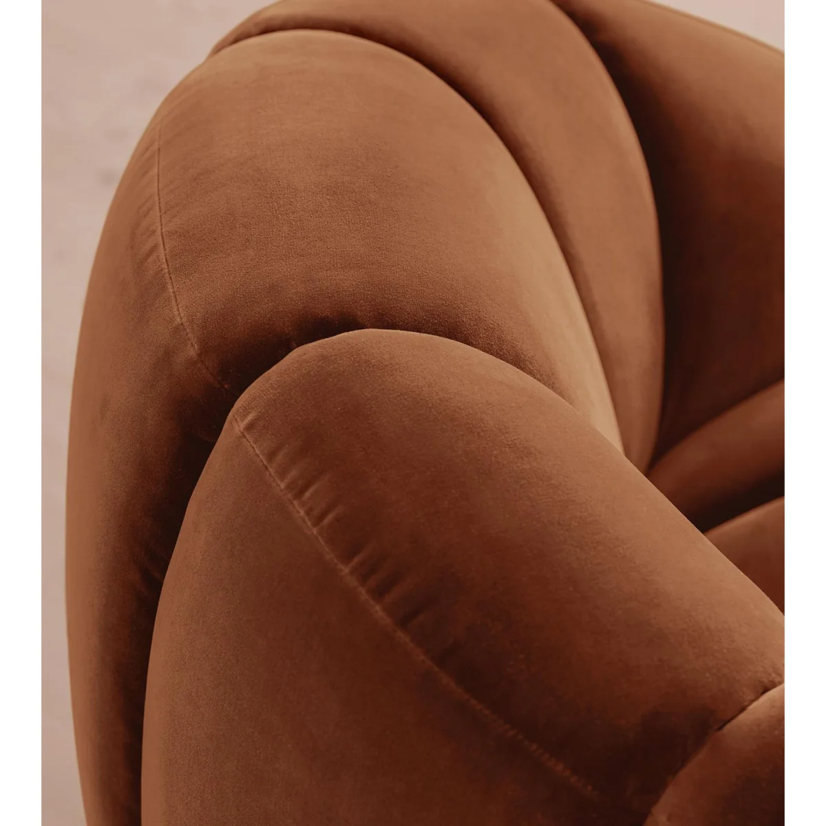 Garret Chair, Velvet, Cinnamon, UK – image 6