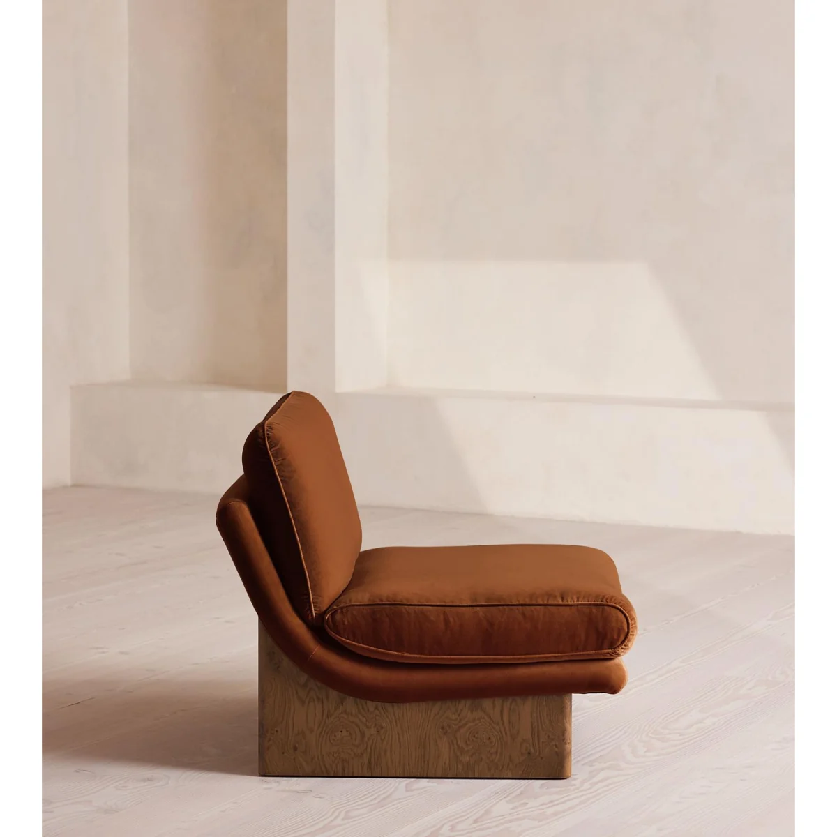 Tellis Chair, Velvet, Cinnamon, UK – image 4