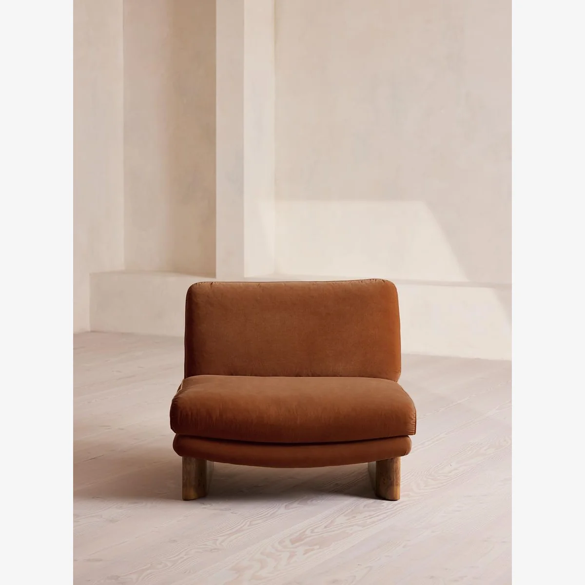 Tellis Chair, Velvet, Cinnamon, UK – image 1