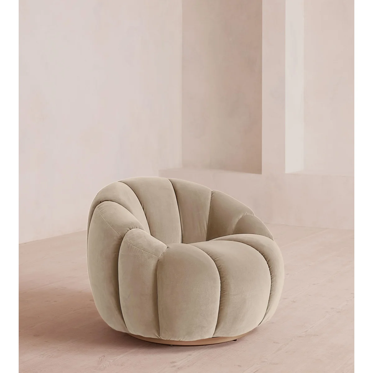Garret Chair, Velvet, Oyster, UK – image 2