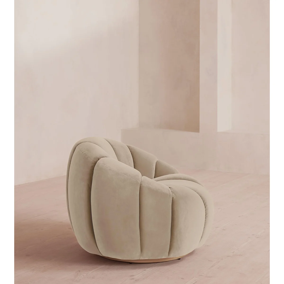 Garret Chair, Velvet, Oyster, UK – image 4