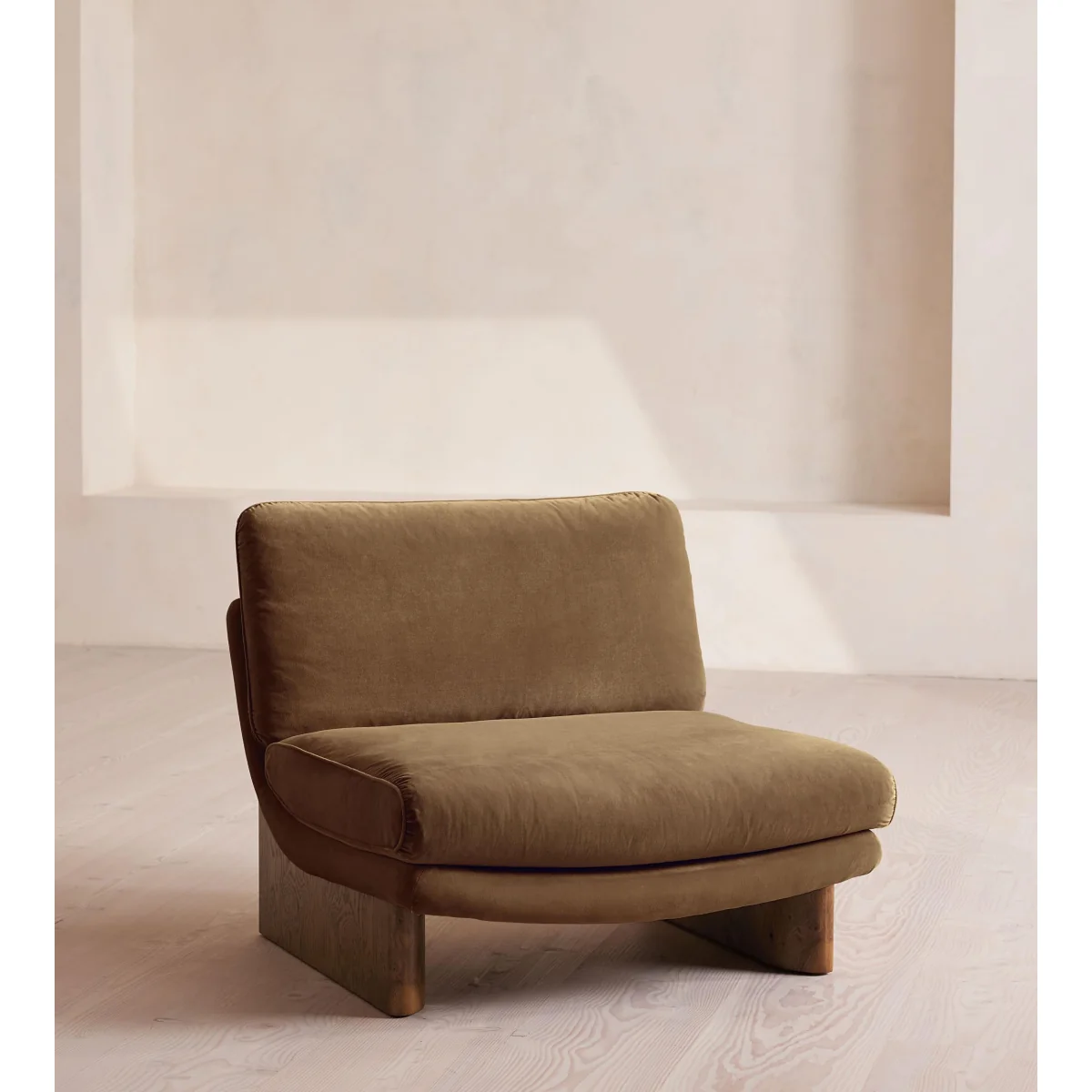 Tellis Chair Module, Velvet, Truffle, UK – image 3