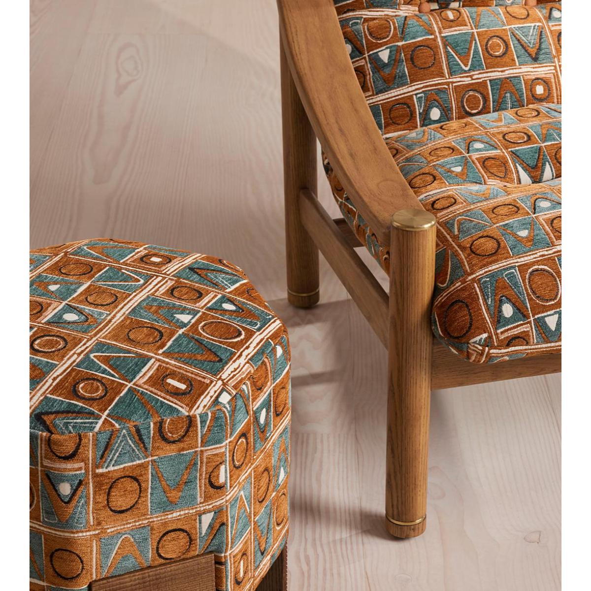 Karine Armchair, Lumi Jacquard – image 8