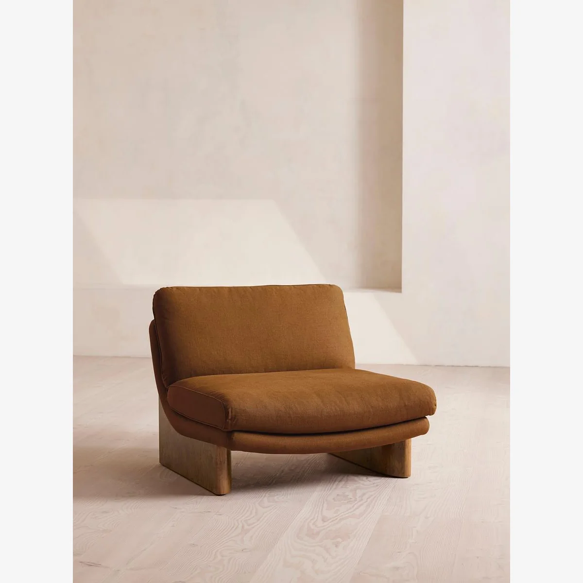 Tellis Chair, Linen, Terracotta, UK – image 1
