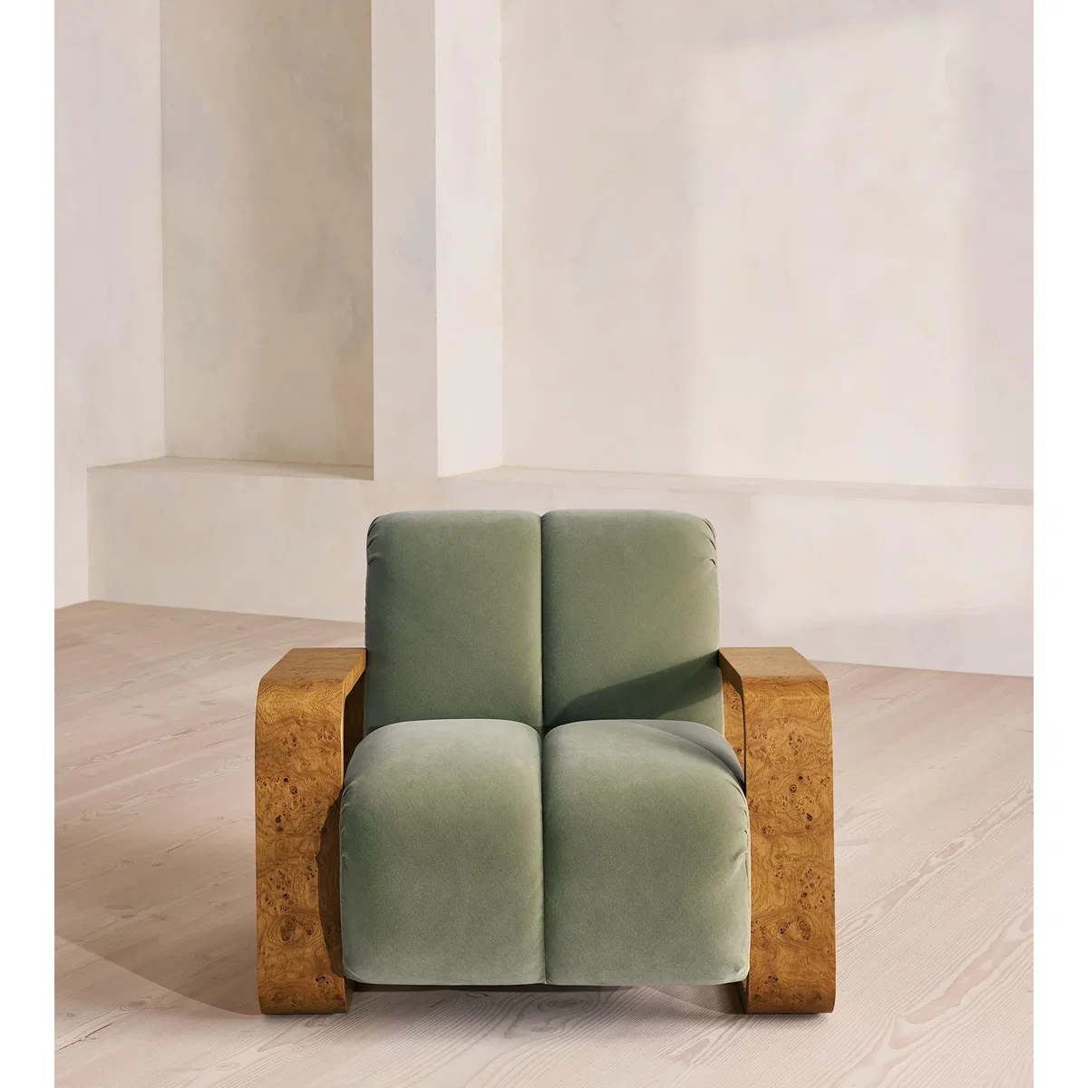 Blake Armchair, Velvet, Seafoam, UK – image 6