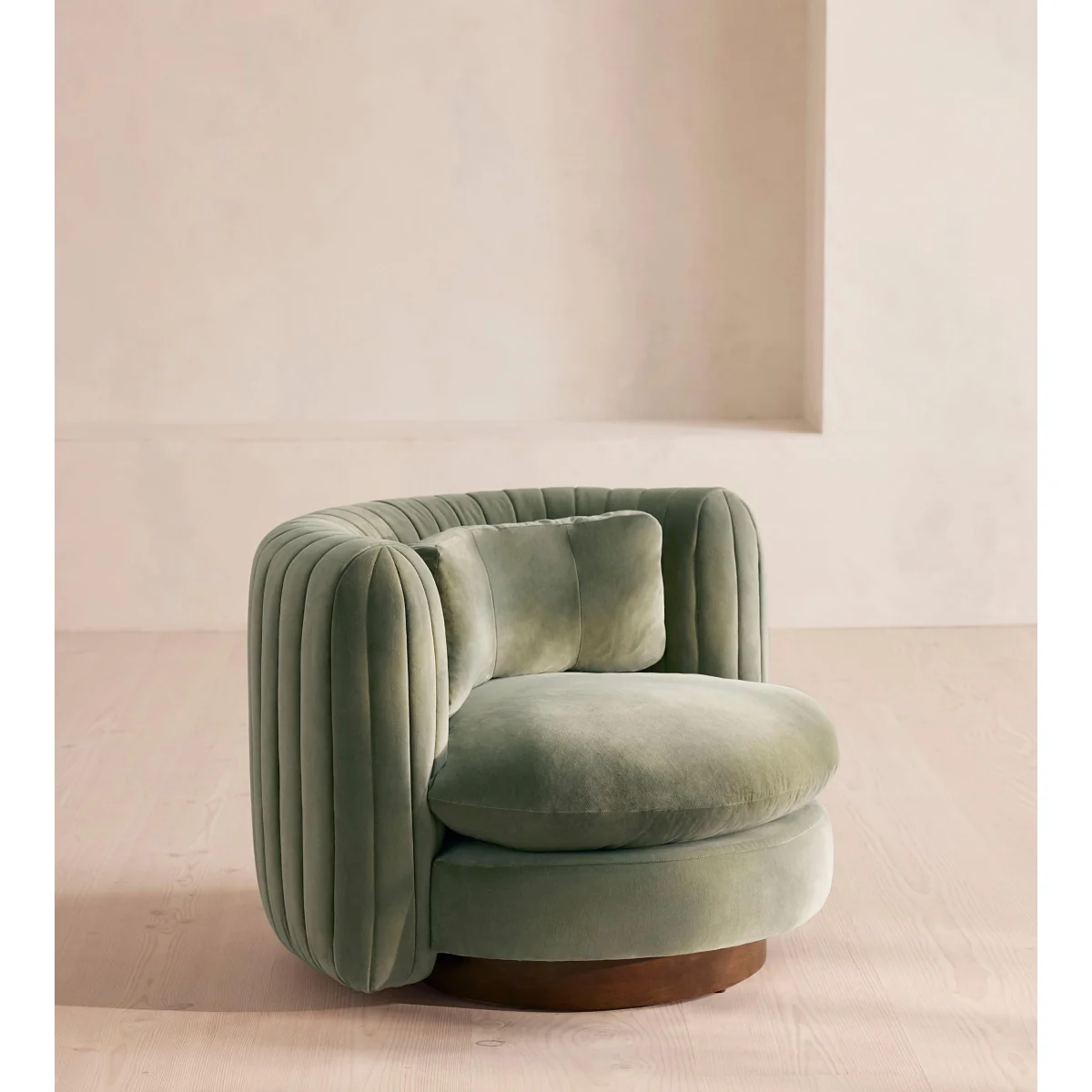 Vivienne Armchair, Velvet, Seafoam, UK – image 2