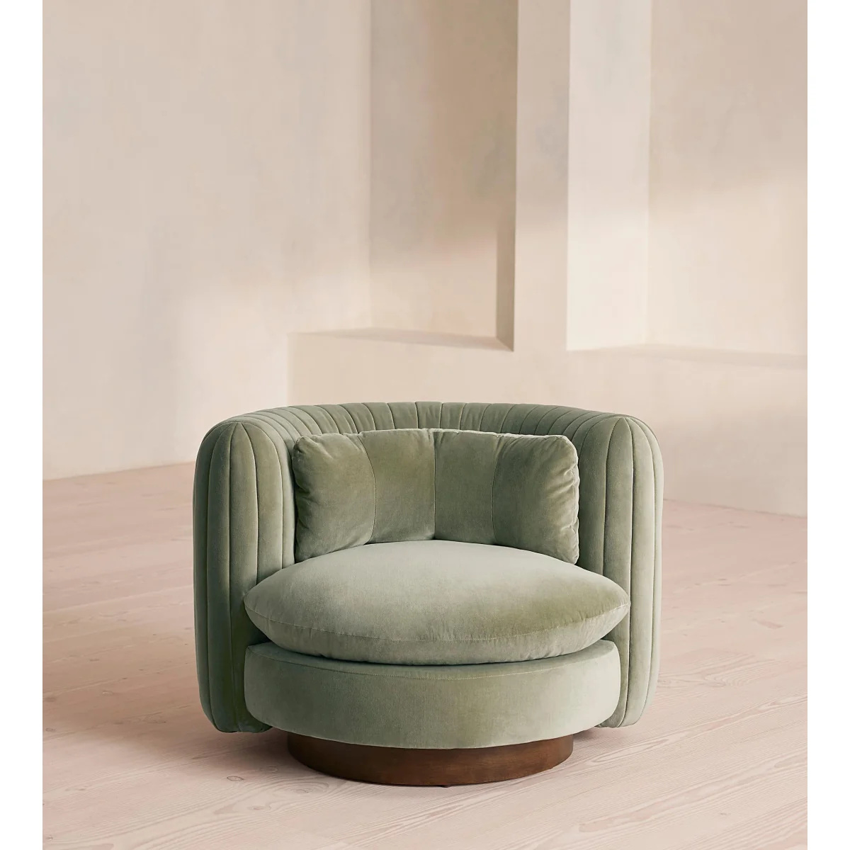 Vivienne Armchair, Velvet, Seafoam, UK – image 3