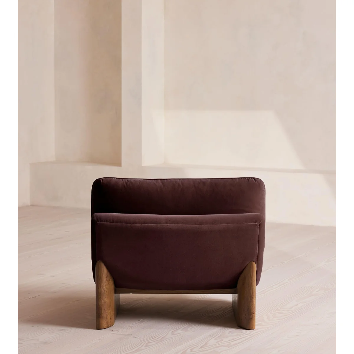 Tellis Chair, Velvet, Aubergine, UK – image 5